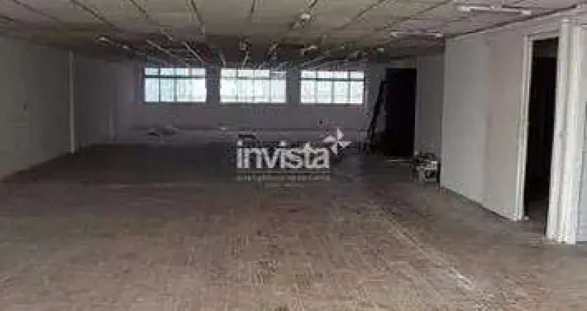 Sala comercial para alugar na Vila Mathias, Santos