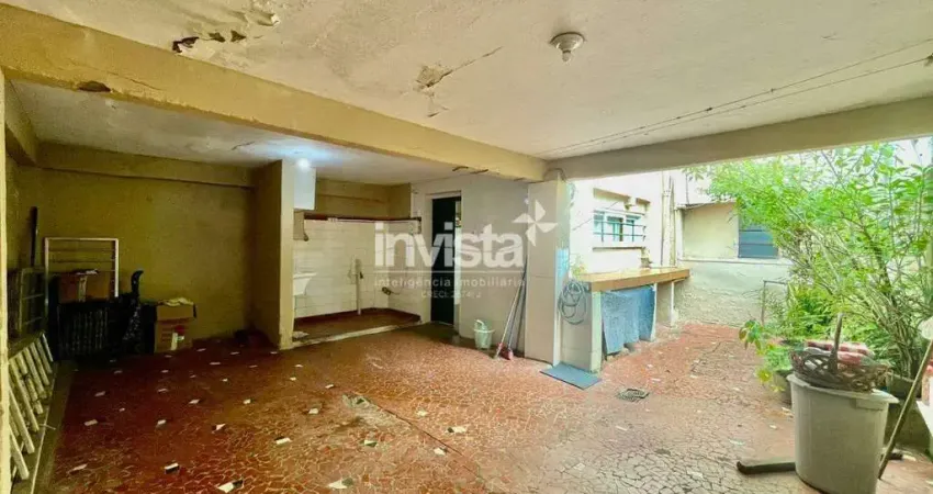 Casa com 4 quartos à venda no Pompéia, Santos