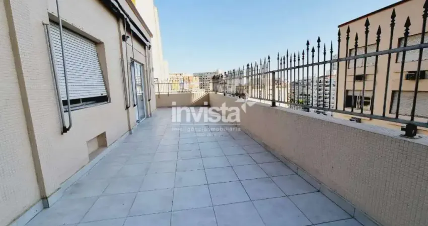 Cobertura com 3 quartos à venda no Gonzaga, Santos 
