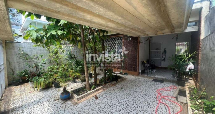 Casa com 3 quartos à venda no Gonzaga, Santos 