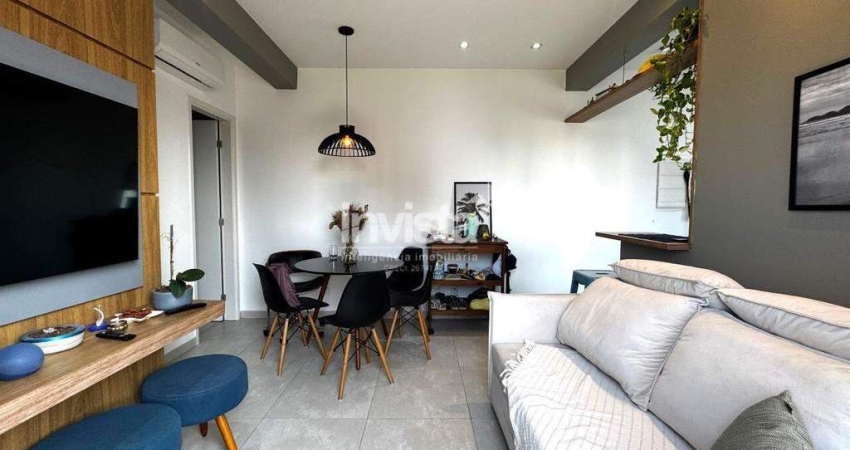 Apartamento com 1 quarto à venda no Ponta da Praia, Santos 