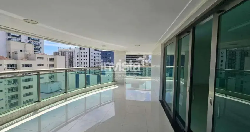 Apartamento com 4 quartos à venda no Ponta da Praia, Santos 