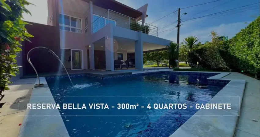 LINDA CASA EM CONDOMÍNIO DE ALTO PADRÃO COM 4 QUARTOS E PISCINA