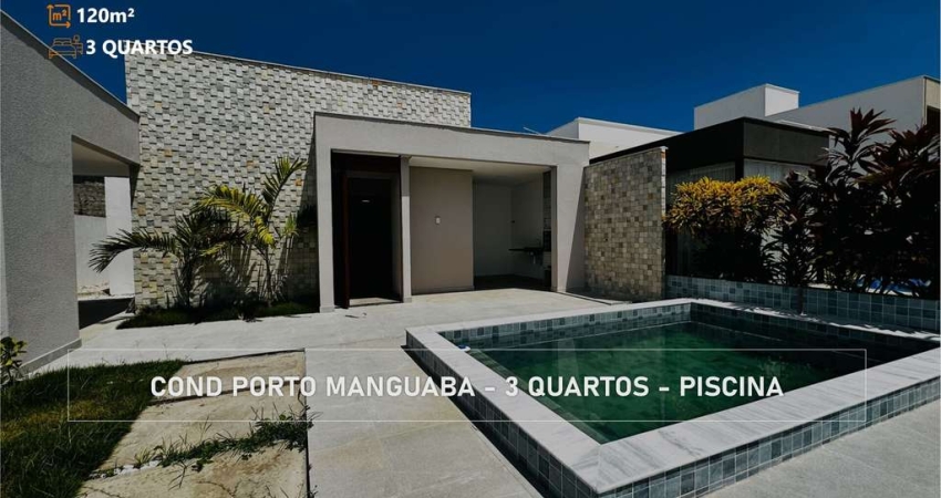 A sua casa no Condomínio Porto Manguaba - com 3 quartos