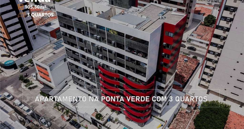 Edifício Monalisa – Apartamento com 3 Quartos, 105,50m², Nascente