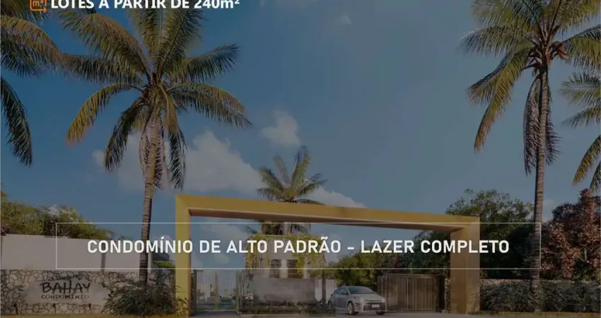 Bahay condominio - lotes com 240m² - lazer completo - 100% regularizado