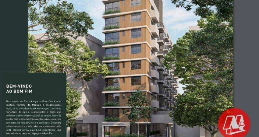 Apartamento com 1 quarto à venda no Bom Fim, Porto Alegre 