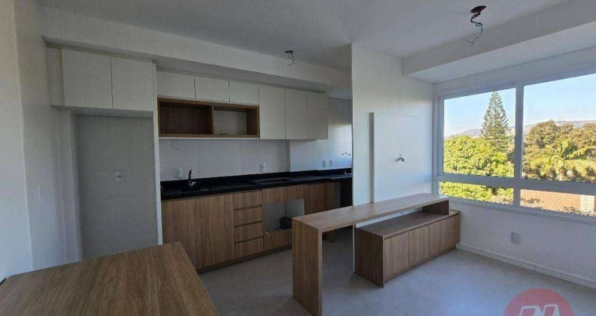 Apartamento com 1 dormitório para alugar, 40 m² por R$ 2.910,00/mês - Petrópolis - Porto Alegre/RS