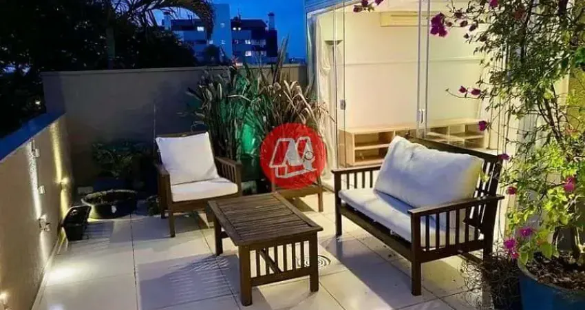 Cobertura com 3 dormitórios à venda, 160 m² por r$ 740.000,00 - são joão - porto alegre/rs