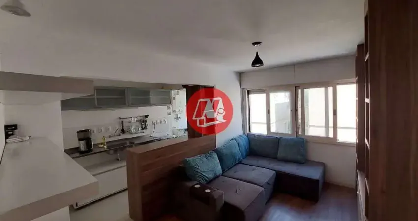 No bairro mont´serrat.1 dormitório, mobiliado. prédio com elevador.