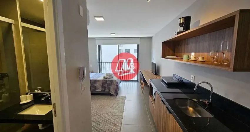 Studio com 1 dormitório para alugar, 24 m² - auxiliadora - porto alegre/rs