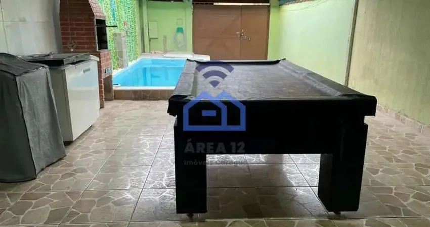 Sobrado com piscina à venda no bairro do rio do ouro em caraguatatuba, sp - invista em ótima locali