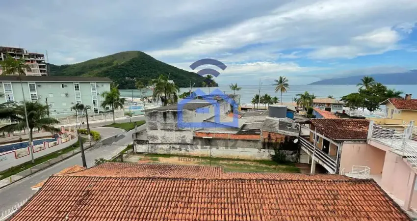 Apartamento vista-mar para locação no bairro da Martim de Sá em Caraguatatuba, SP - More a poucos p