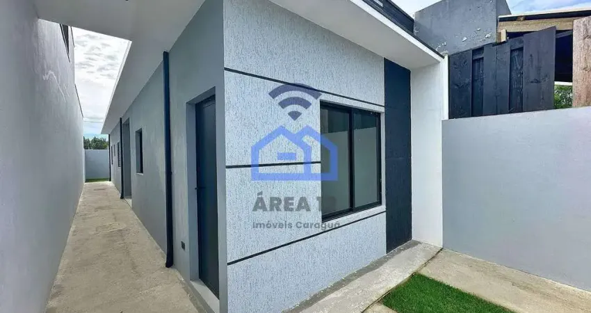 Lindo imóvel à venda, casa nova, Minha Casa Minha Vida, 2 dormitórios, bairro do Golfinho em Caragu