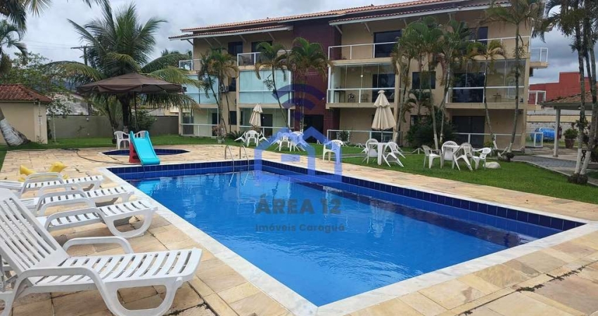 Apartamento para locação no bairro Pontal de Santa Marina em Caraguatatuba, SP com 3 dormitórios se