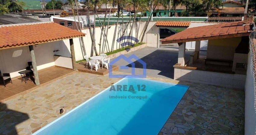 Casa com 3 quartos para alugar no Jaraguá, Caraguatatuba 