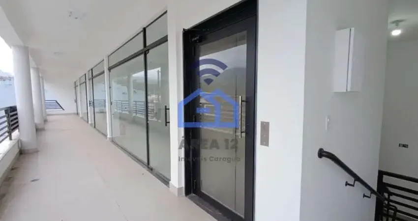 Salas comerciais para locação no centro de caraguatatuba, sp com 36m² e 46m²