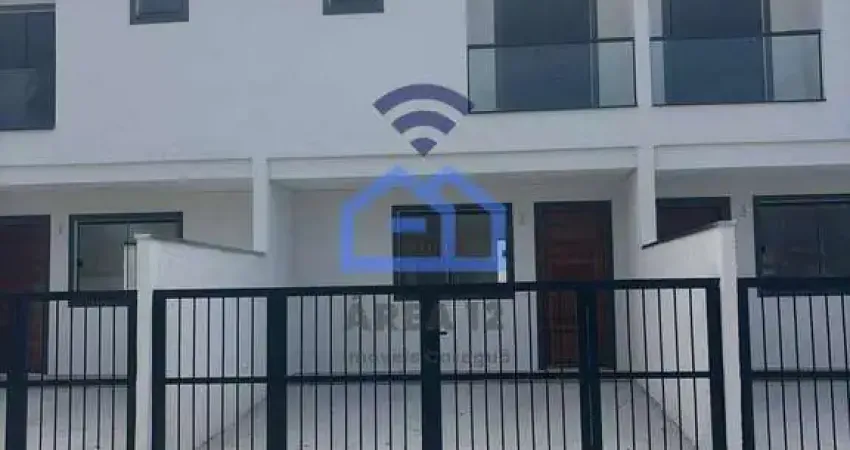 Sobrado geminado à venda no bairro massaguaçu em caraguatatuba, sp com 2 suítes 2 vagas de garagem