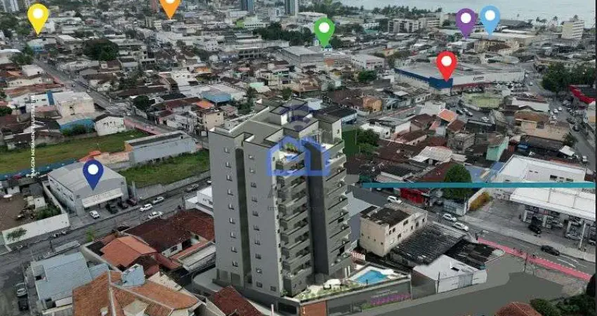 Apartamento lançamento à venda no centro de caraguatatuba, sp - oportunidade preço de obra!!