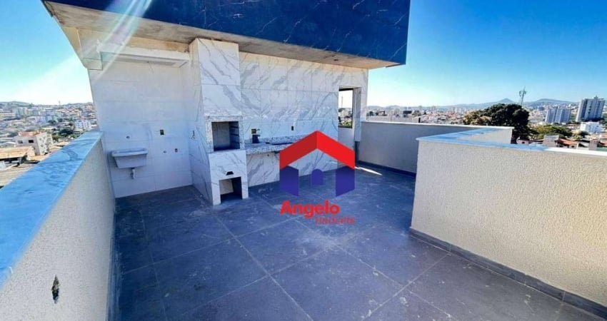 Cobertura com 3 q=== à venda, 108 m² por R$ 619.000 - Santa Mônica - Belo Horizonte/MG