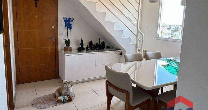Cobertura com 3 quartos à venda, 140 m² por R$ 690.000 - Planalto - Belo Horizonte/MG