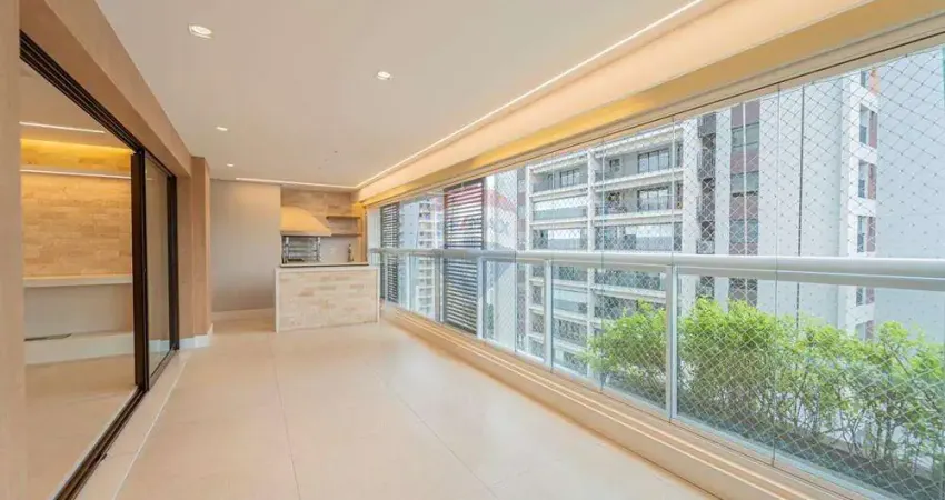 Apartamento no Brooklin  - 139m²,  3 suítes, 2 vagas, depósito e lazer!