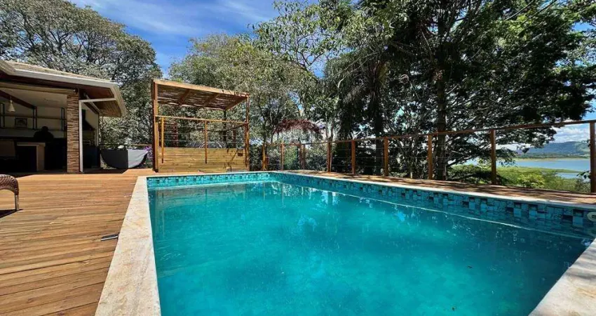 CASA DE ALTO PADRÃO PÉ NA ÁGUA NA REPRESA DE PIRACAIA