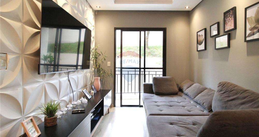 Apartamento com 3 dormitórios sendo 1 suíte, 2 banheiros multiuso e 1 vaga de garagem