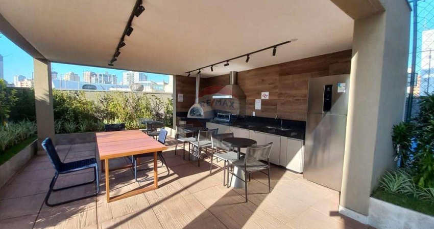 Apartamento 1 Suíte, com Design Planejado e Moderno. Condominio Clube
