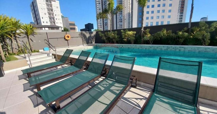 Apartamento 1 dorm, com Design Planejado e Moderno. Condominio Clube