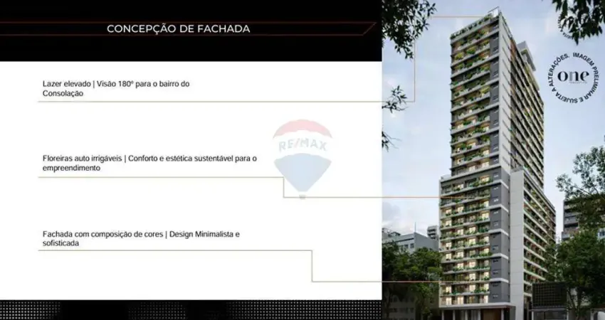Apartamento com 1 quarto à venda na Consolação, São Paulo 