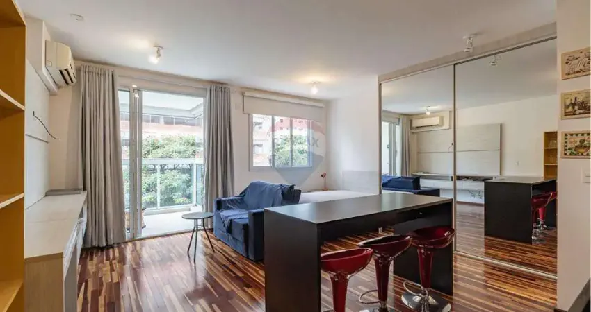 STÚDIO À VENDA NO PARAÍSO | 42m², 1 VAGA, MODERNO, MOBILIADO E COM LAZER COMPLETO