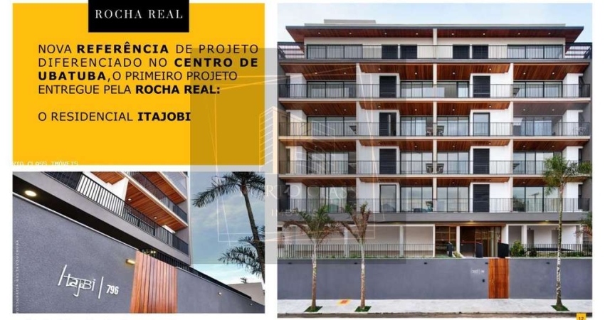 Apartamento para Venda em Ubatuba, Itagua, 2 dormitórios, 2 suítes, 3 banheiros, 2 vagas