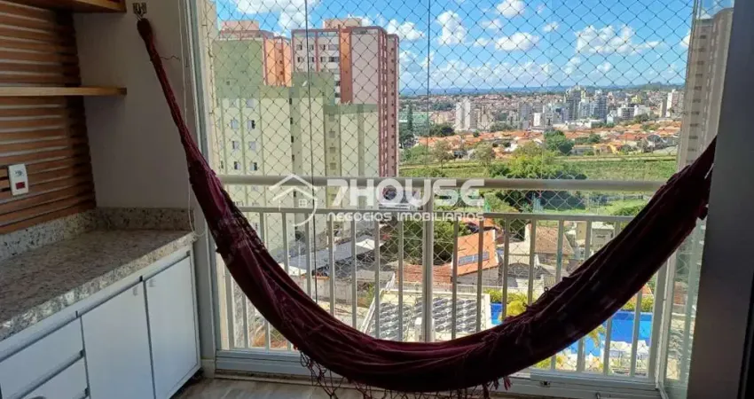 Apartamento à venda na Ponte Preta, Campinas-SP: 2 quartos, 1 suíte, 1 sala, 2 banheiros, 1 vaga de garagem, 60m².