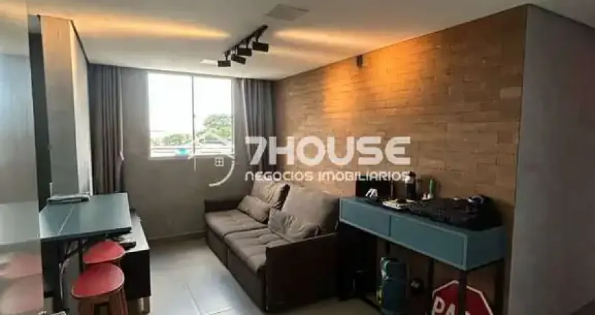 Apartamento à venda em Paulínia-SP no Jardim Flamboyant com 2 quartos, 1 banheiro, 2 vagas de garagem e 45m² de área.