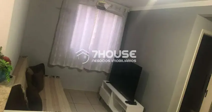 Apartamento à venda em Paulínia-SP, Jardim Vista Alegre: 2 quartos, 1 suíte, 1 sala, 2 banheiros, 1 vaga de garagem, 48,00m².