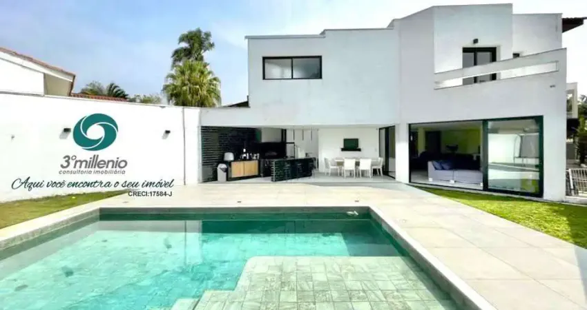 Moderna -Casa no São Paulo 2 -Granja Viana - 6 suítes, piscina