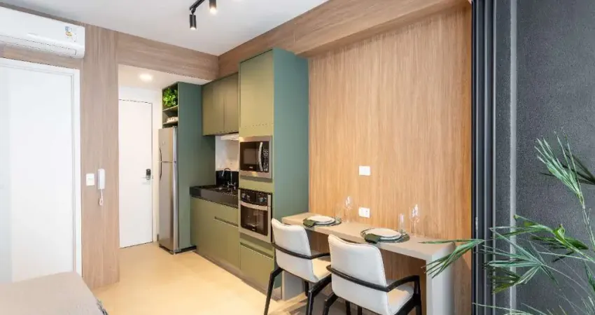 Studio para alugar com 27m², 1 quarto e sem vaga