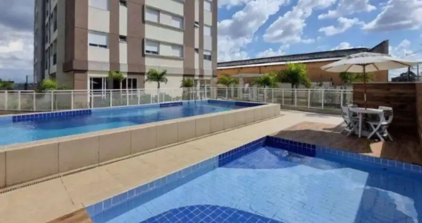 Apartamento - 2 dorms, varanda fechada vidro, vista fazendinha!