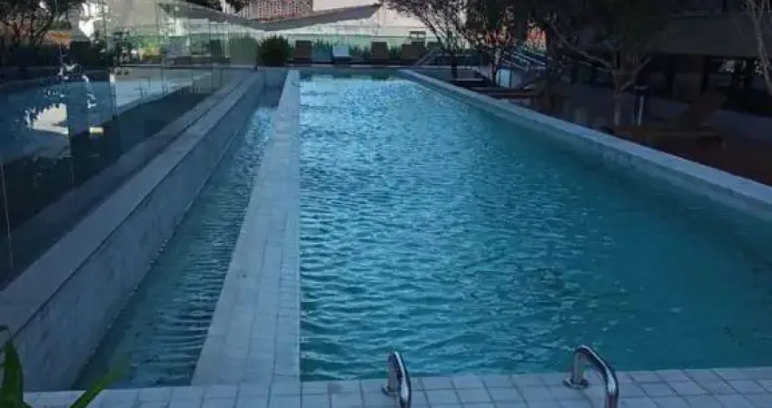 Studio no  condomínio trends brooklin - varanda - picina e aceita pet