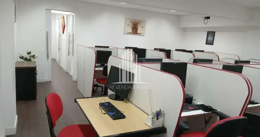 Locação de sala comercial na bela vista, sp: 2 salas, 2 banheiros, 110m² - mobiliada e equipada para telemarketing
