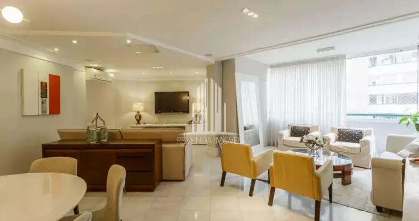 Apartamento para locação em indianópolis, são paulo-sp: 3 quartos, 3 suítes, 5 banheiros, 3 vagas, 130m². imperdível!