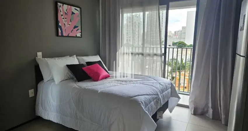 Studio mobiliado na vila clementino - apartamento para locação em são paulo-sp - 28m² - 1 quarto - 1 banheiro