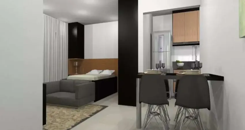 Studio a venda 43m² sendo 01 dormitório e 1 banheiro e varanda casa verde