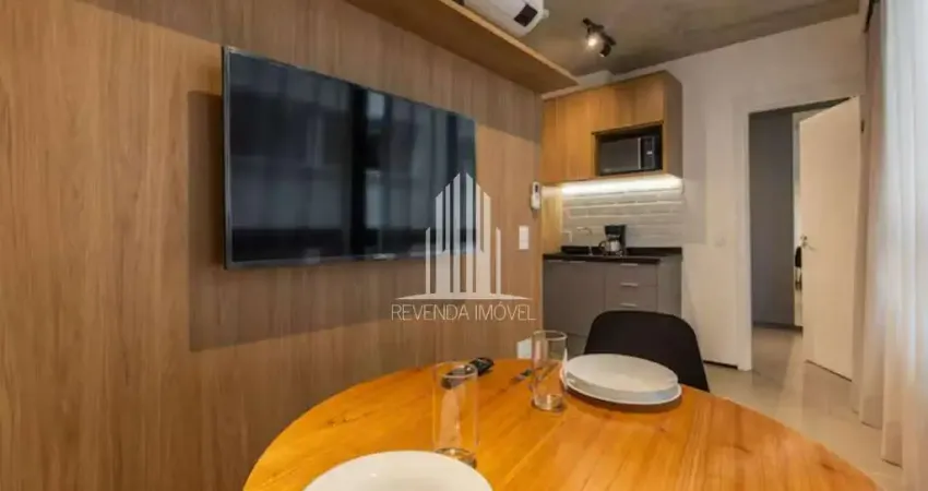 Apartamento à venda no coração de São Paulo-SP, Jardim Paulista: 1 quarto, 1 suíte, 1 banheiro, 26m² de área.