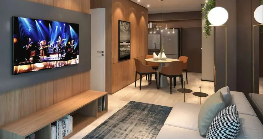 Apartamento à venda no Santo Amaro com 64m, 2 Dormitórios, 1 Suíte e 1 Vaga