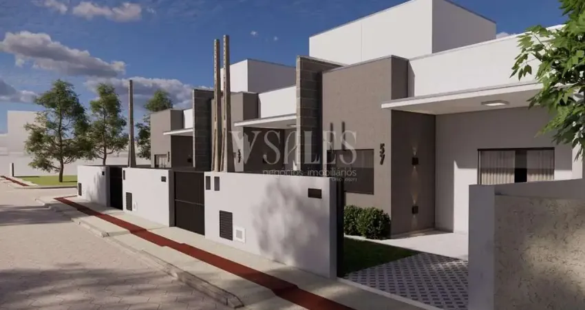 Excelente geminado com fino acabamento meia praia em navegantes