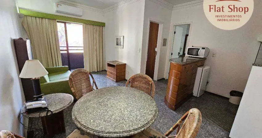 Flat com 1 dormitório à venda, 39 m² por R$ 380.000,00 - Meireles - Fortaleza/CE