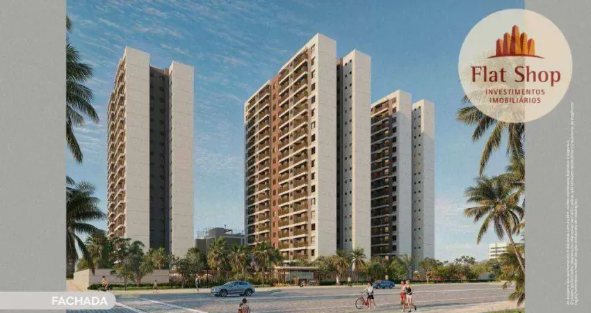 Apartamento com 2 dormitórios à venda, 53 m² por R$ 403.000,00 - Praia do Futuro II - Fortaleza/CE