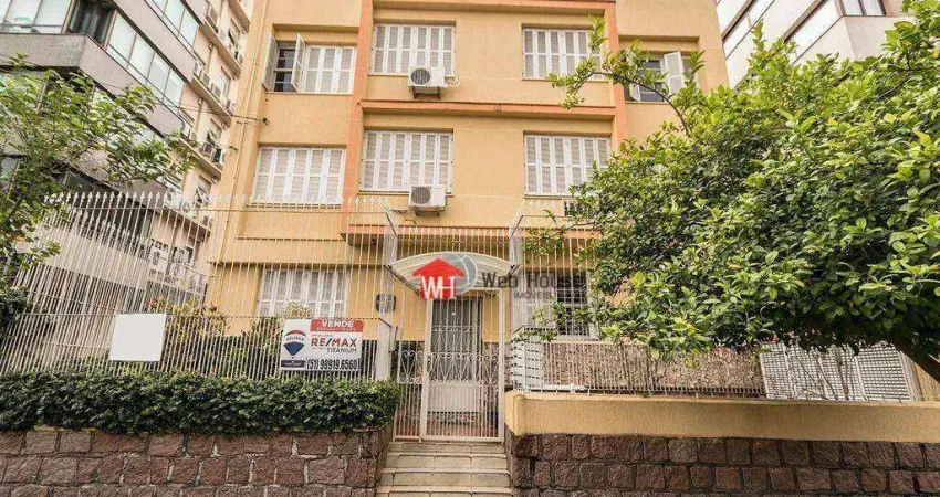 Apartamento com 1 dormitório à venda, 48 m² por r$ 200.000,00 - menino deus - porto alegre/rs